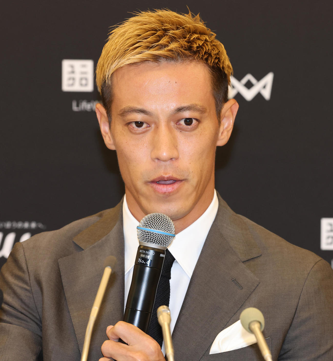 本田圭佑（2023年8月1日撮影）
