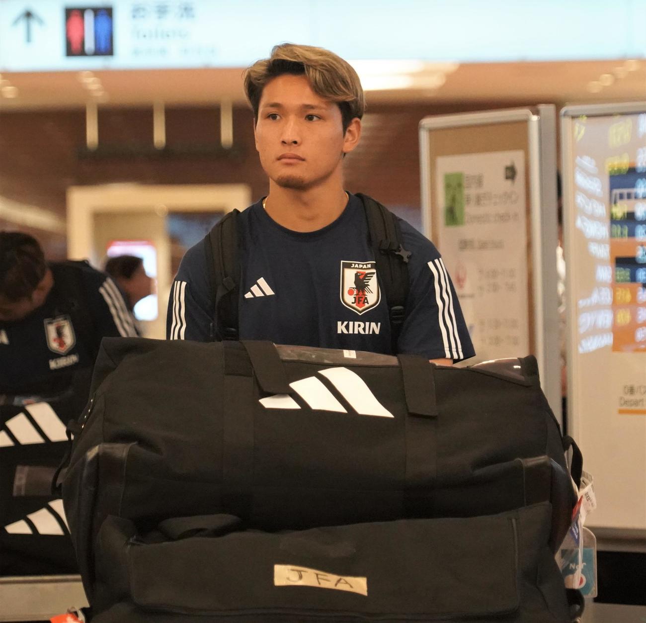 バーレーンで行われたU－23AFCアジアカップ予選から帰国したU－22日本代表の松木玖生