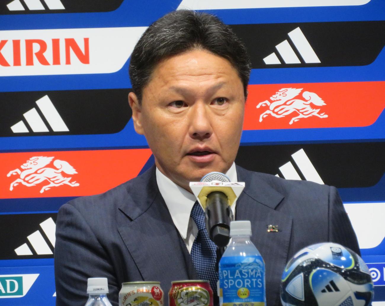 U－22日本代表の大岩剛監督（2023年9月1日撮影）