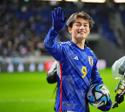 データ】上田綺世ハットトリック 日本代表の国際Aマッチでは史上24