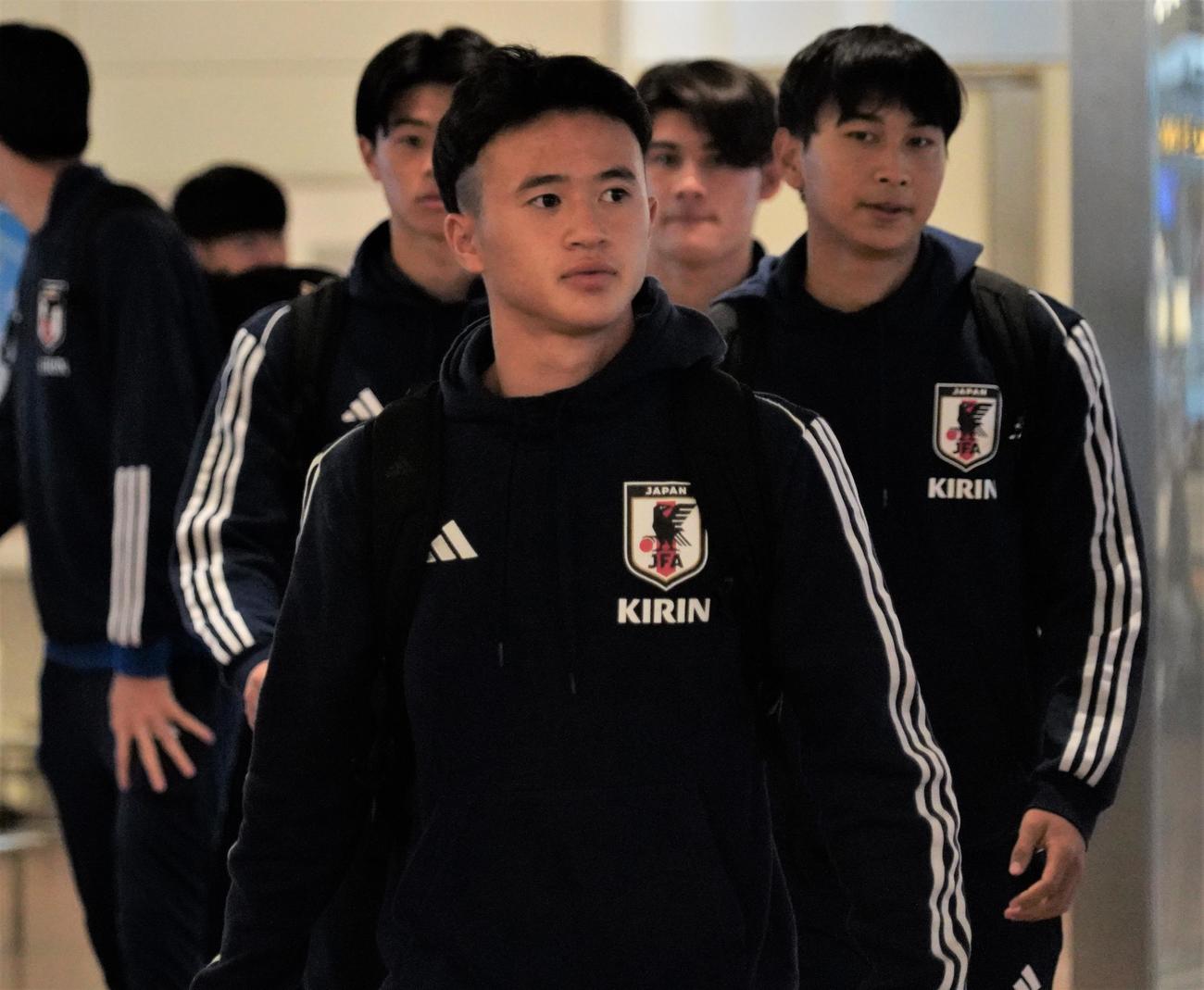 U－17W杯インドネシア大会から帰国した同日本代表FW高岡伶颯