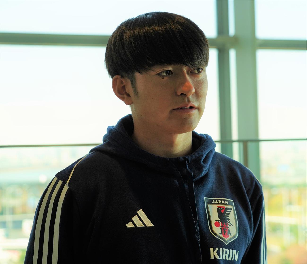 U－17W杯インドネシア大会から帰国した同日本代表FW名和田我空