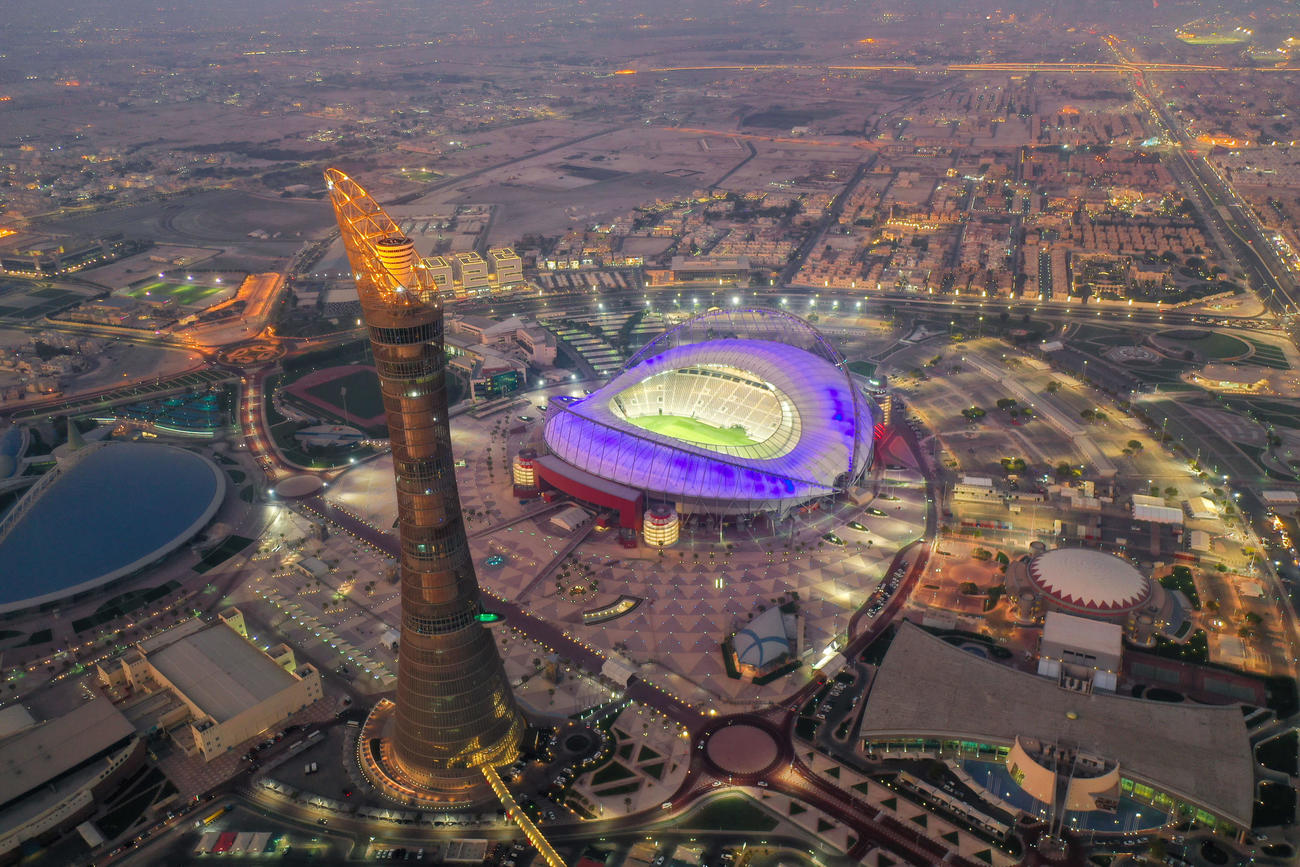 アジア杯カタール大会で使用されるスタジアムの1つであるハリファ国際競技場