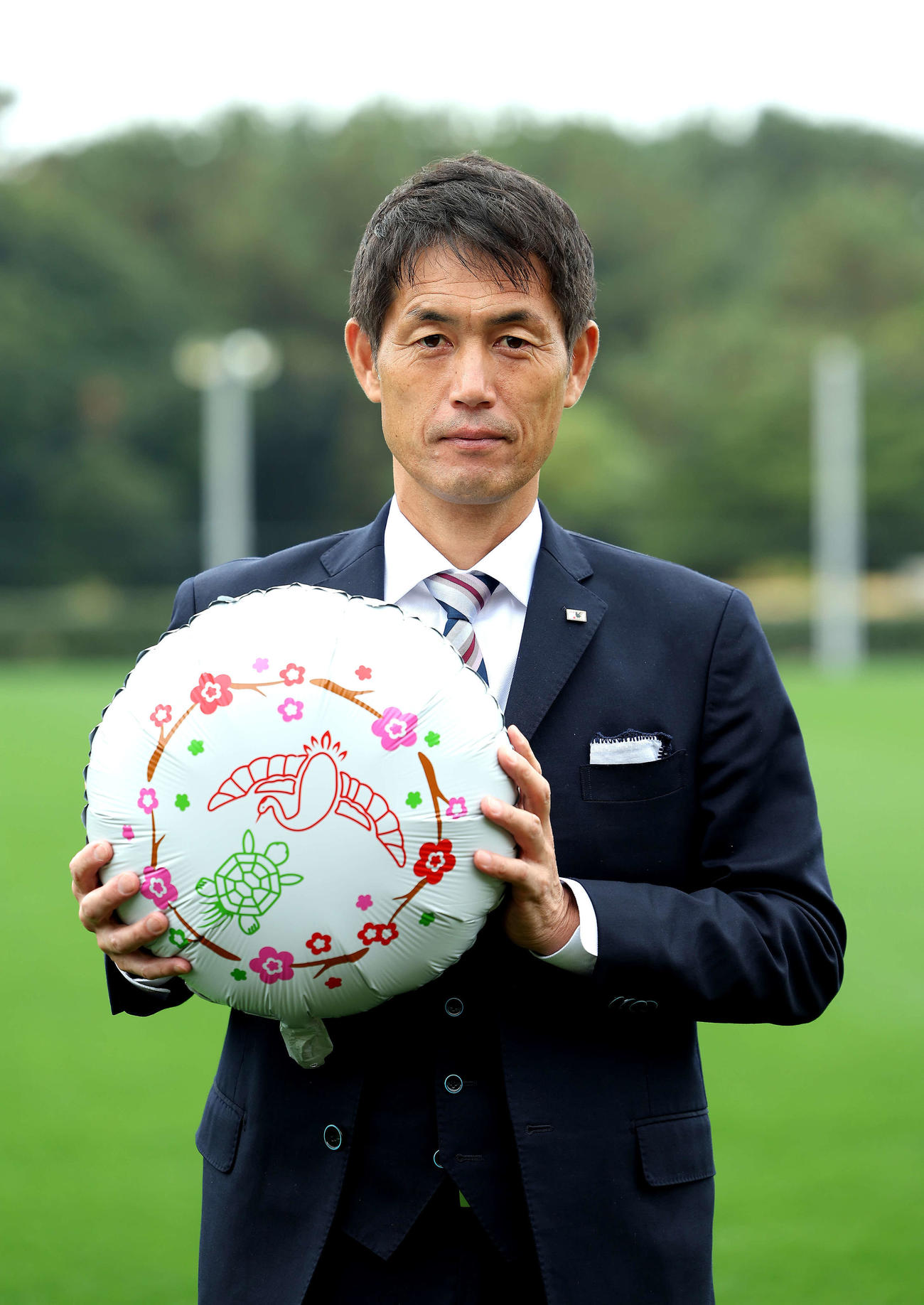 パリ五輪に向け意気込む、なでしこジャパン池田監督（撮影・河田真司）