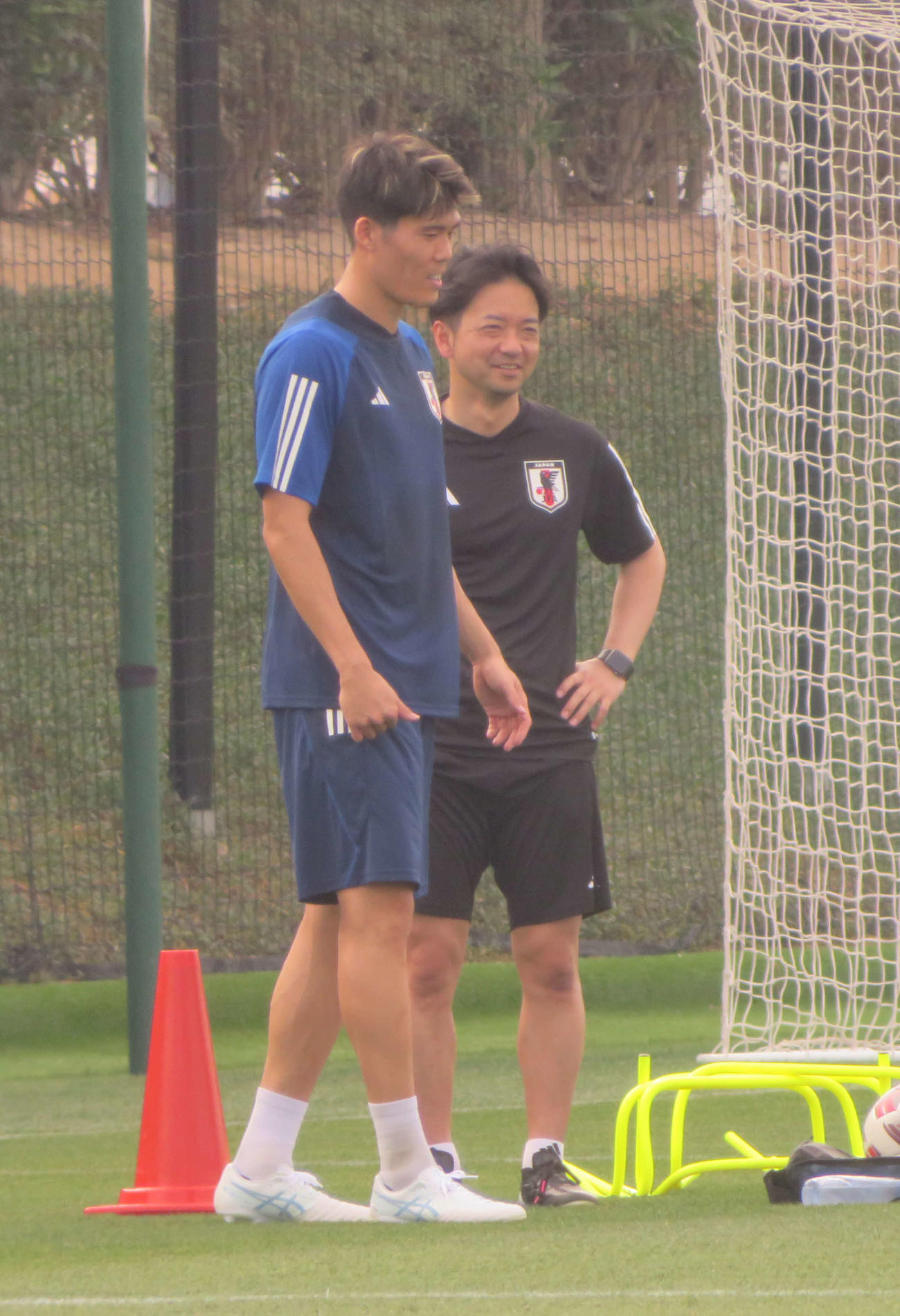 アジア杯カタール大会に臨む日本代表DF冨安健洋（撮影・佐藤成）