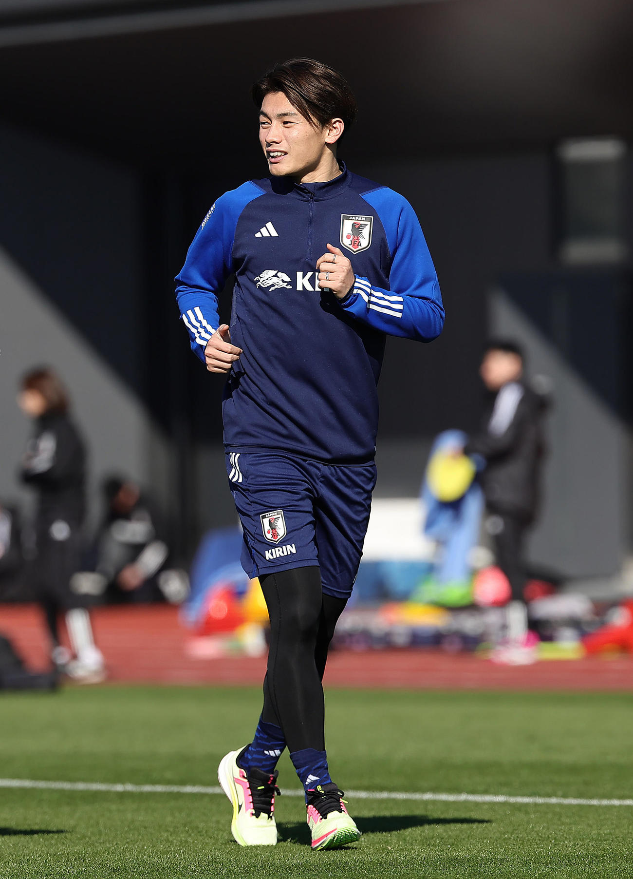 上田綺世（2023年12月29日撮影）