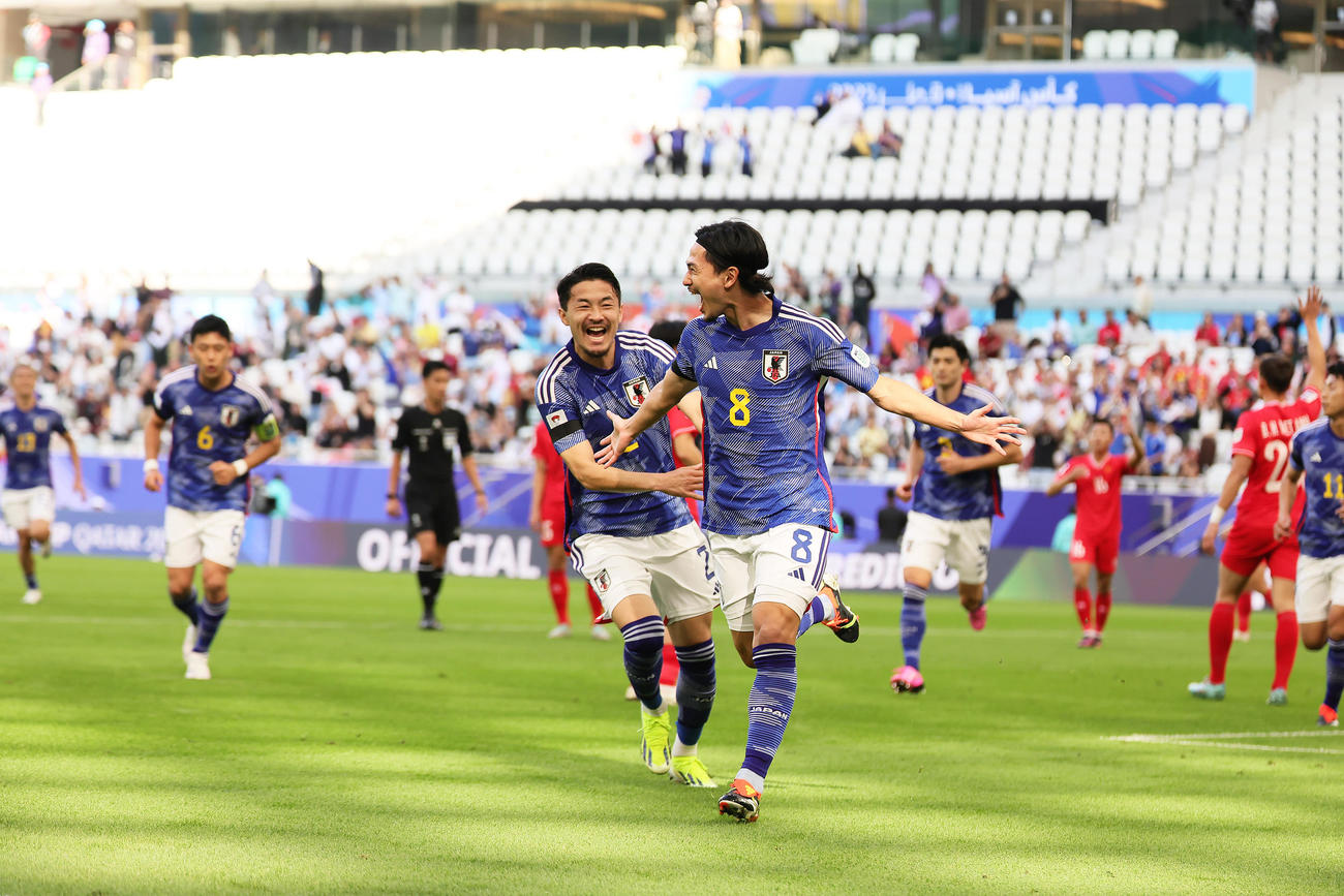 アジア杯カタール大会1次リーグ　日本対ベトナム　（撮影・足立雅史）＝2024年1月14日(現地時間)