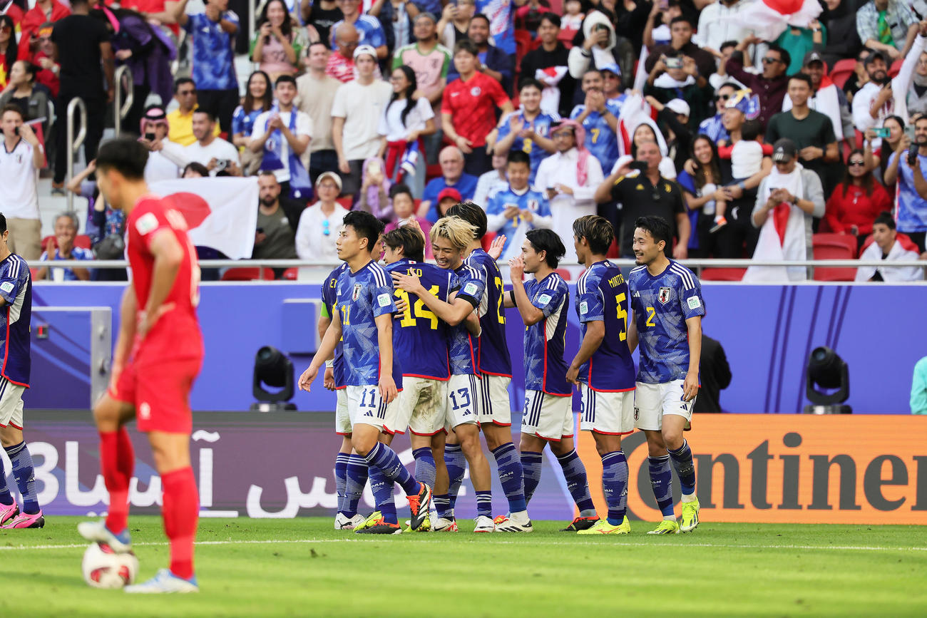 アジア杯カタール大会1次リーグ　日本対ベトナム　（撮影・足立雅史）＝2024年1月14日(現地時間)