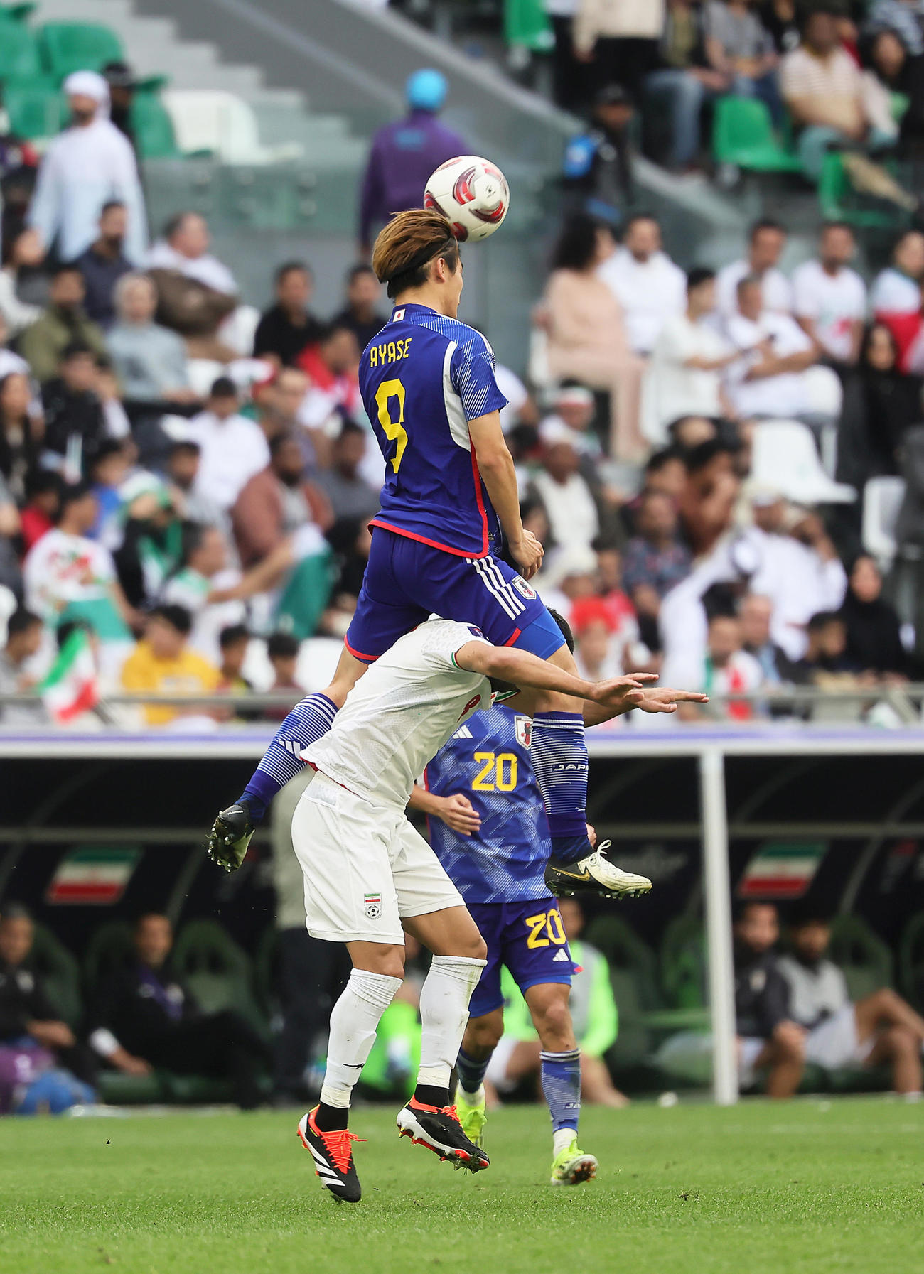 アジア杯カタール大会　決勝トーナメント準々決勝　日本対イラン　（撮影・足立雅史）＝2024年2月3日(現地時間)