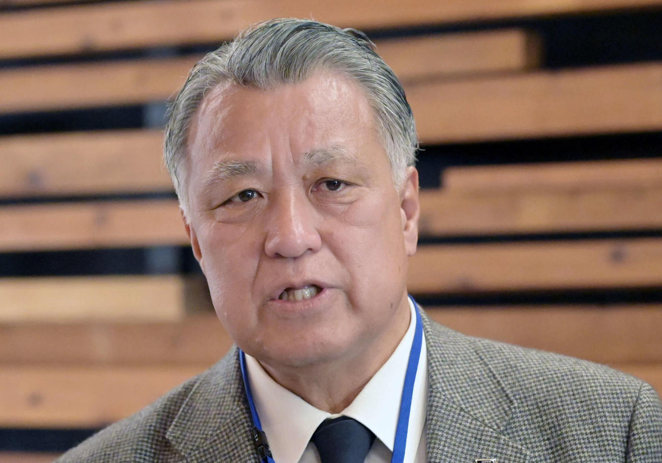 田嶋幸三会長（2023年3月22日撮影）