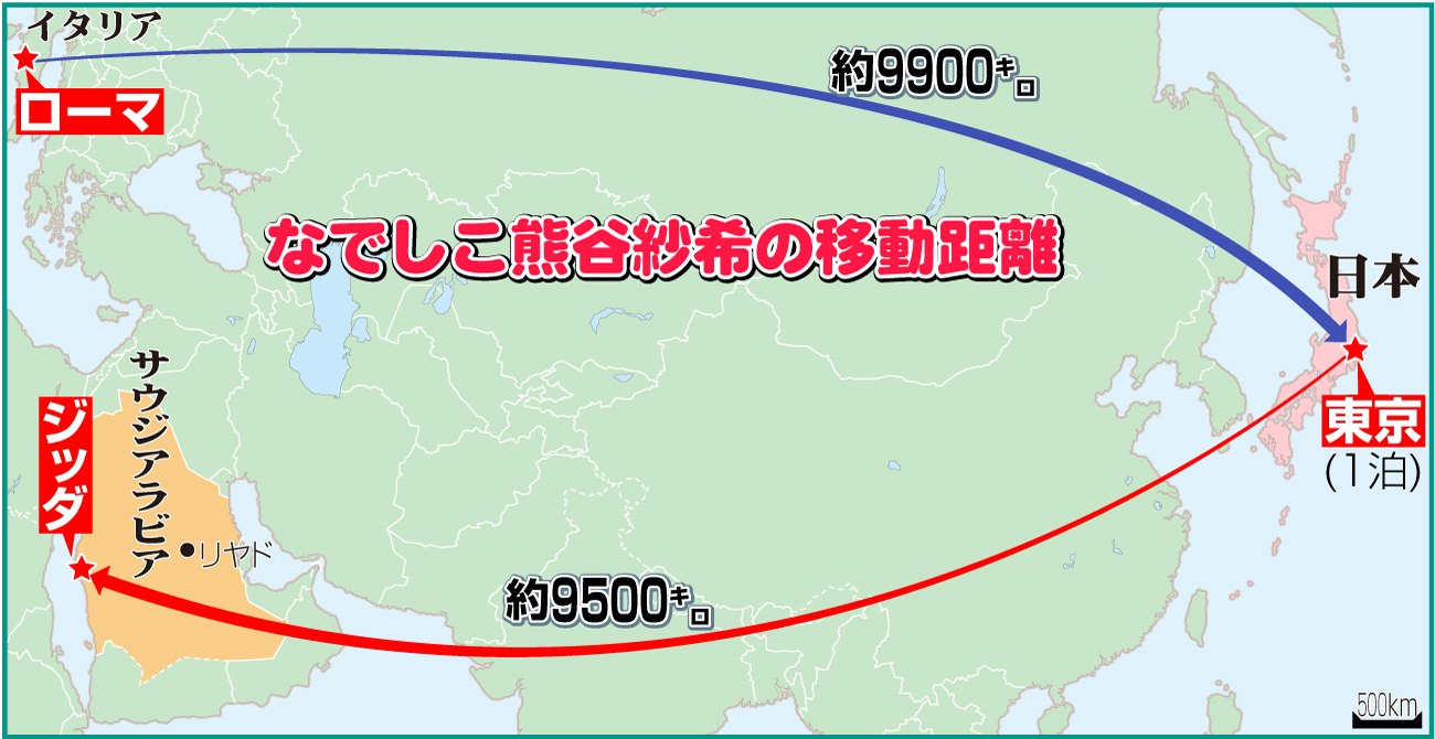 【イラスト】なでしこ熊谷の移動マップ