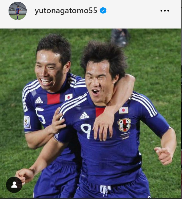 長友佑都のインスタグラムから