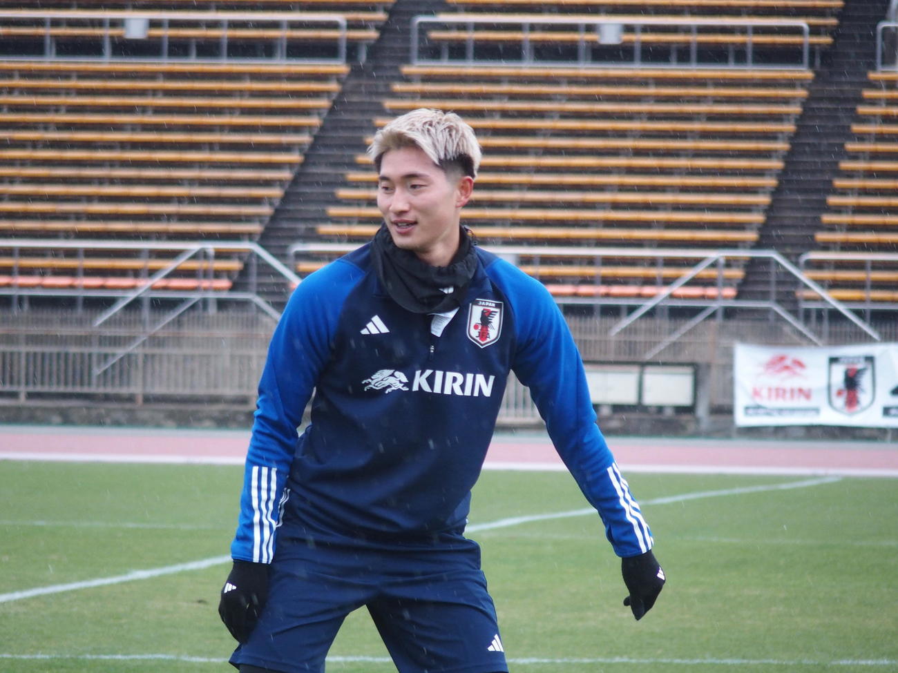 U－23代表FW藤尾翔太（撮影・永田淳）