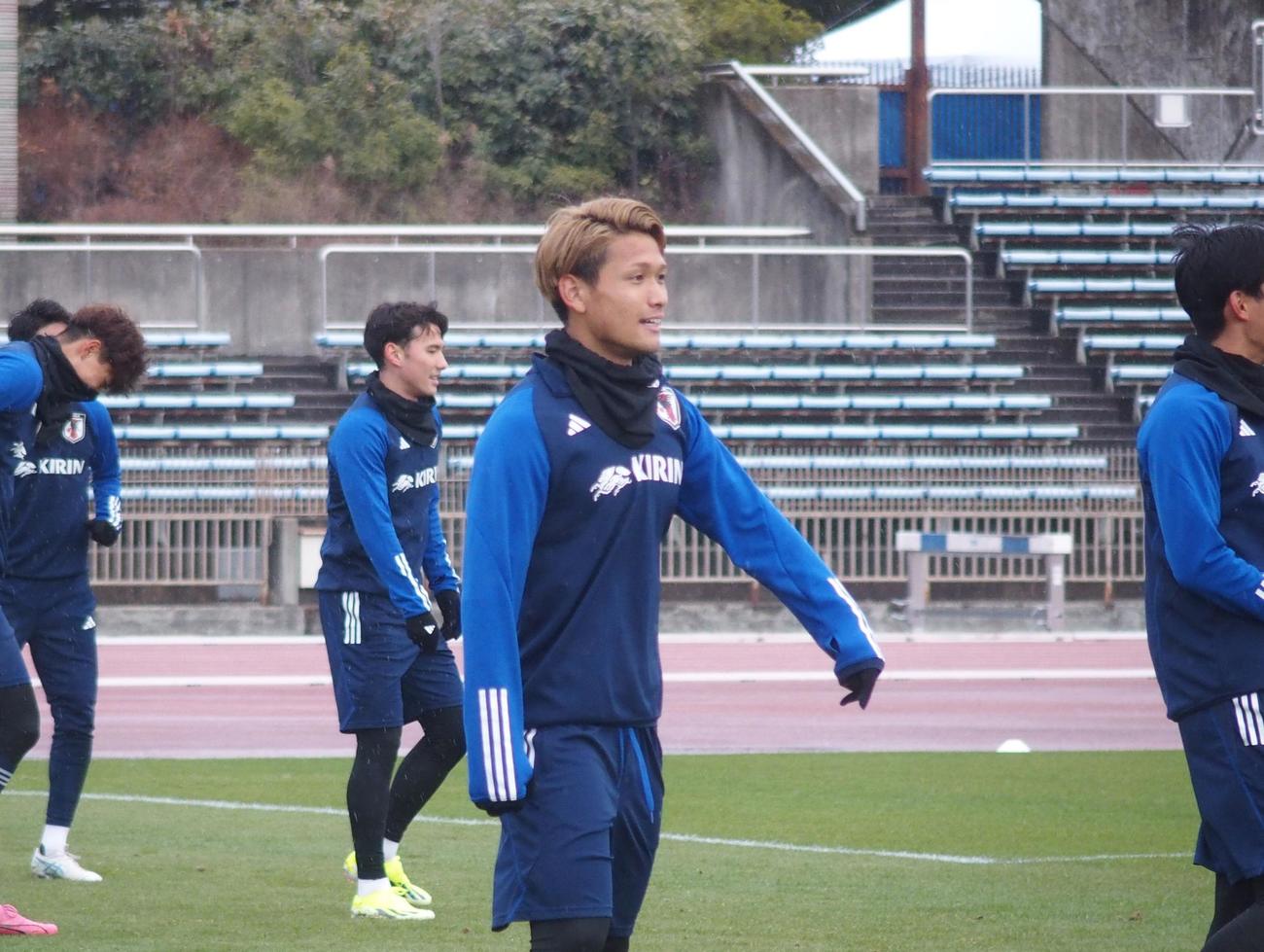 U－23代表MF松木玖生（撮影・永田淳）