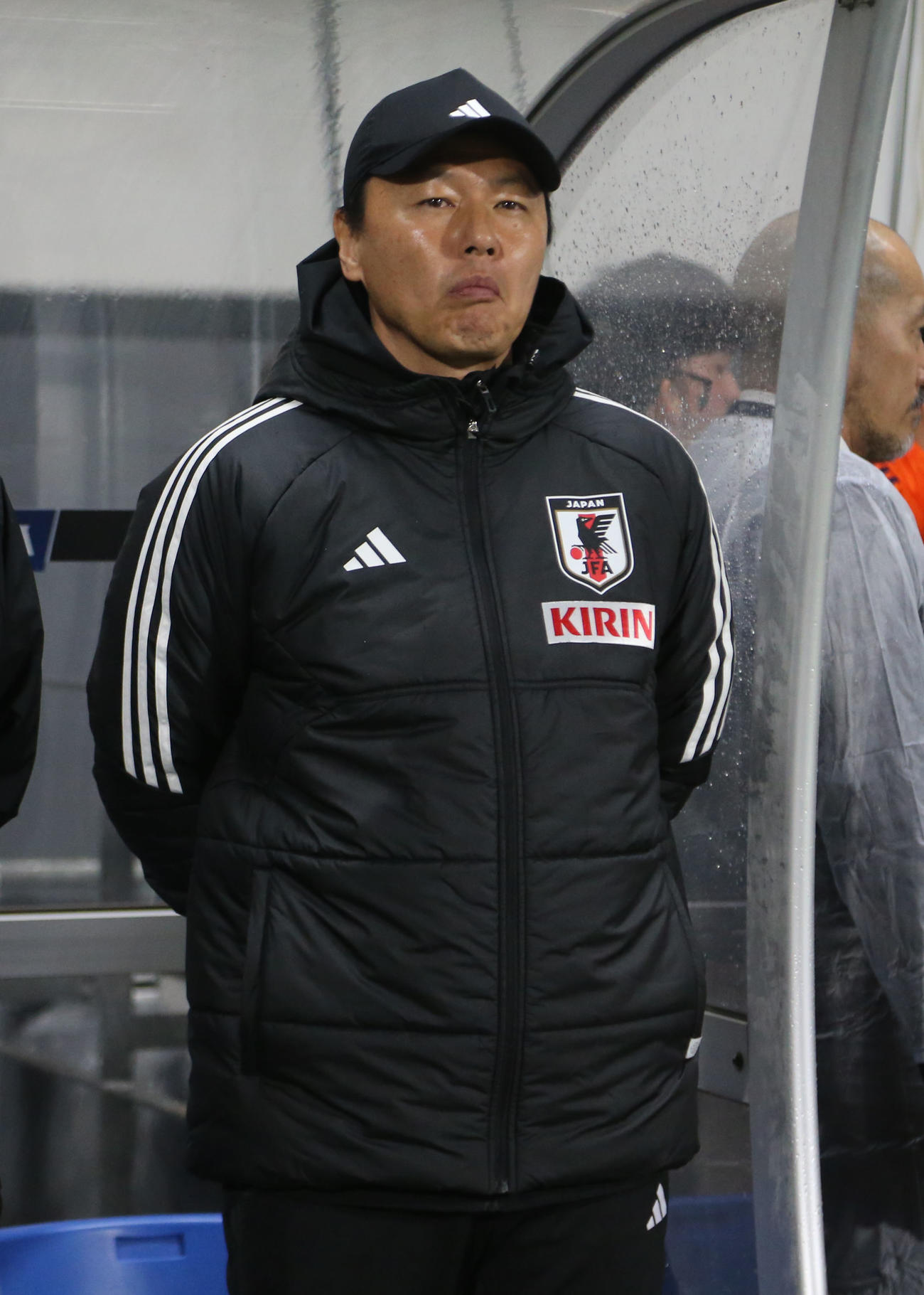 U23日本代表対U23ウクライナ代表　大岩監督（撮影・梅根麻紀）