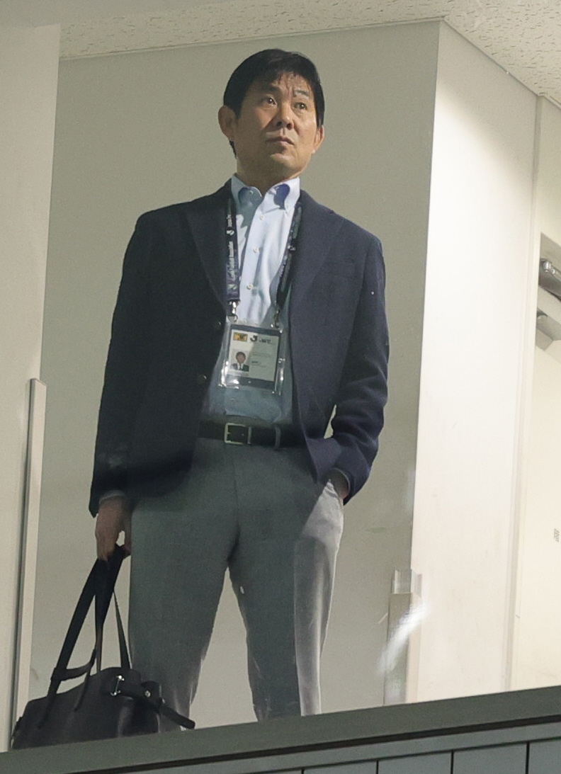 日本代表森保監督（2024年3月29日撮影）