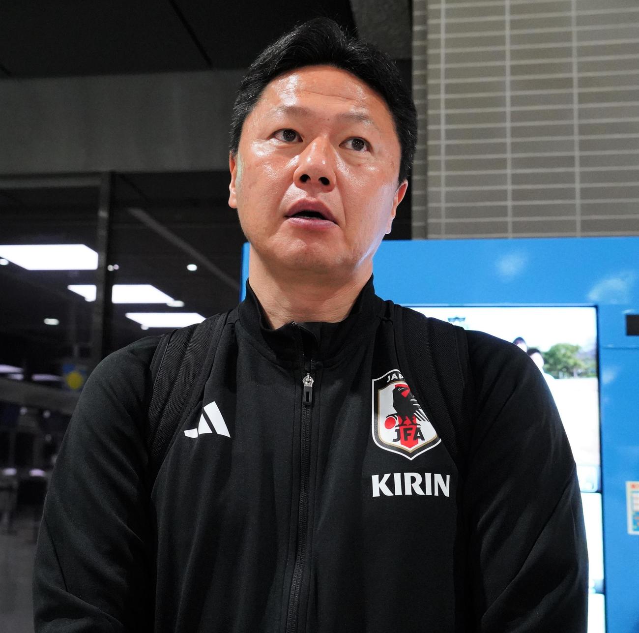 U－23日本代表大岩剛監督（2024年4月6日撮影）