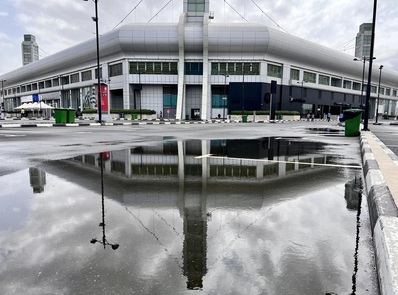 U－23アジア杯カタール大会の日本対中国の会場Jassim Bin Hamad Studium（撮影・佐藤成）