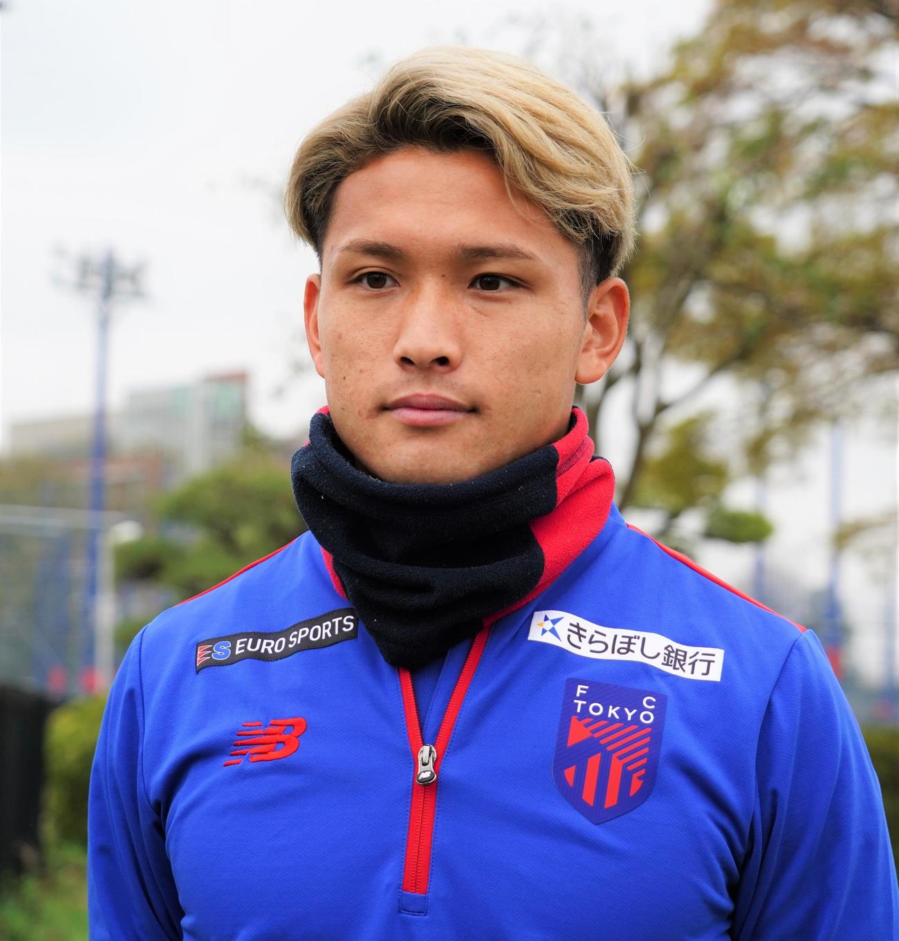 U－23日本代表MF松木玖生（2024年4月5日撮影）