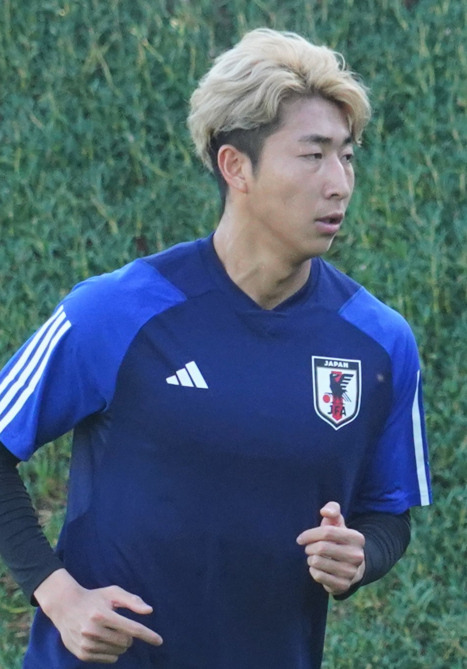 U－23日本代表DF関根大輝（24年4月18日撮影）