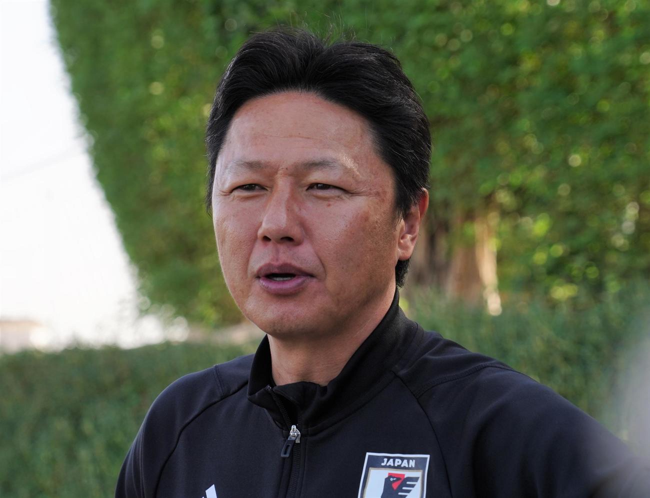 U－23日本代表大岩剛監督（2024年4月22日撮影）