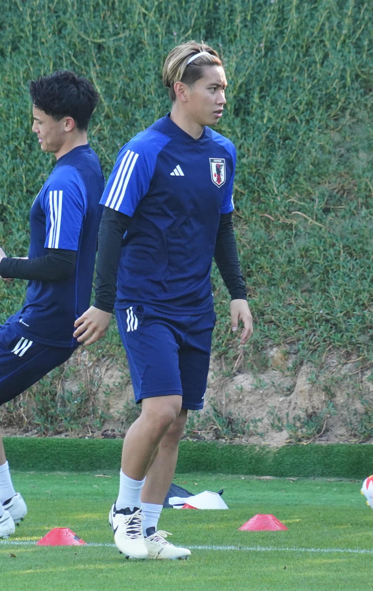 U23日本代表FW荒木遼太郎（2024年4月18日撮影）
