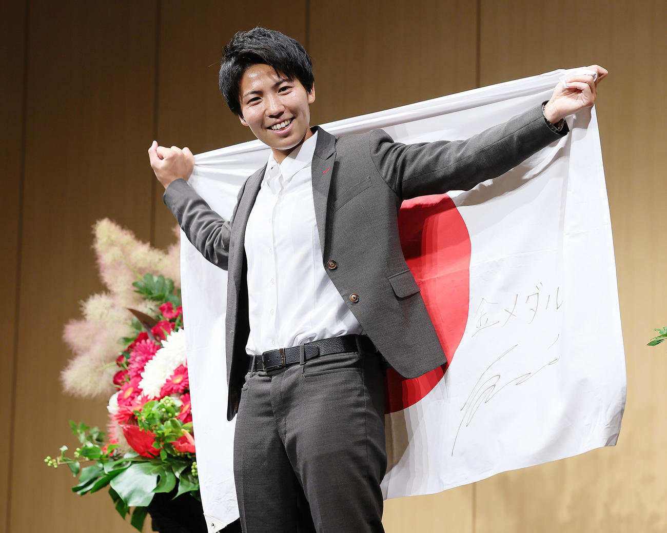 なでしこジャパンパリ五輪メンバーに選出され「金メダル」を目標に掲げた三菱重工浦和清家（撮影・足立雅史）
