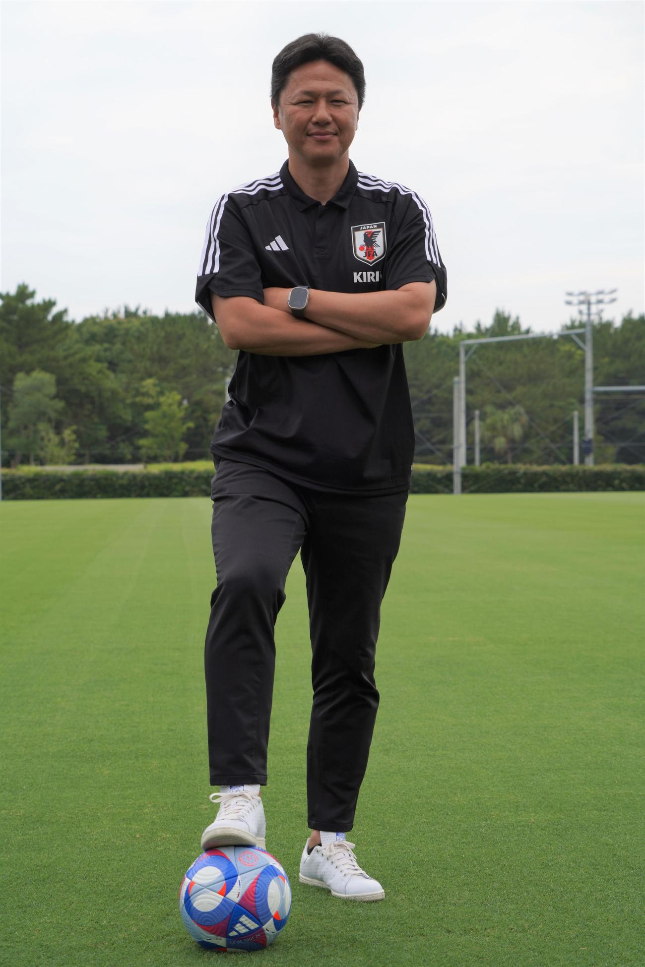 パリ五輪開幕1カ月前に取材に応じたU－23日本代表大岩監督（撮影・佐藤成）