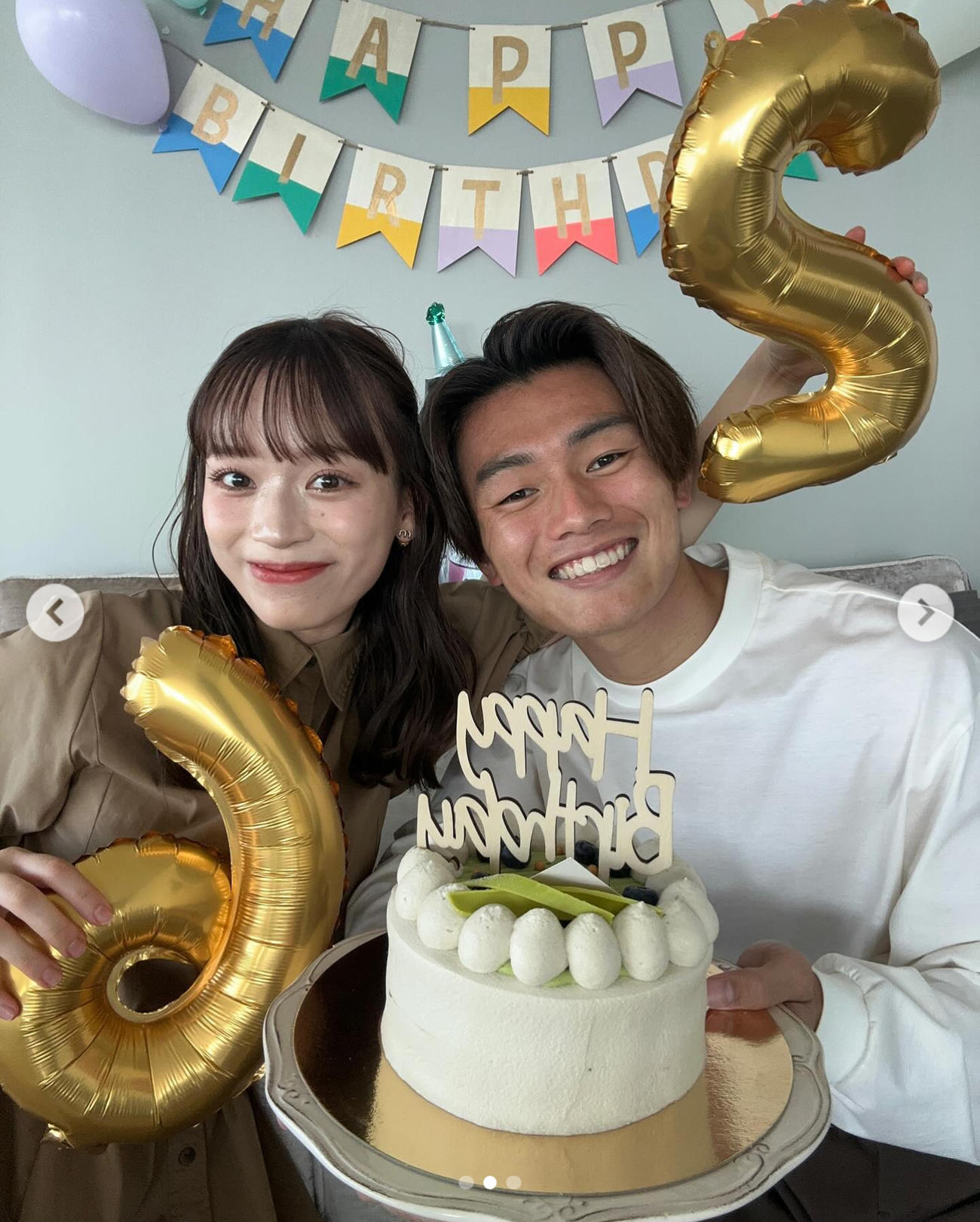 上田綺世のインスタグラムから