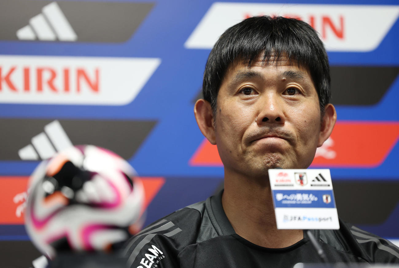 サッカー日本代表・森保一監督（2024年6月10日撮影）
