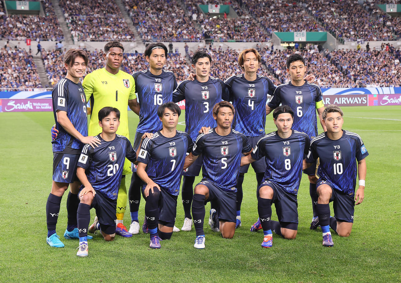 サッカー日本代表（2024年9月5日撮影）