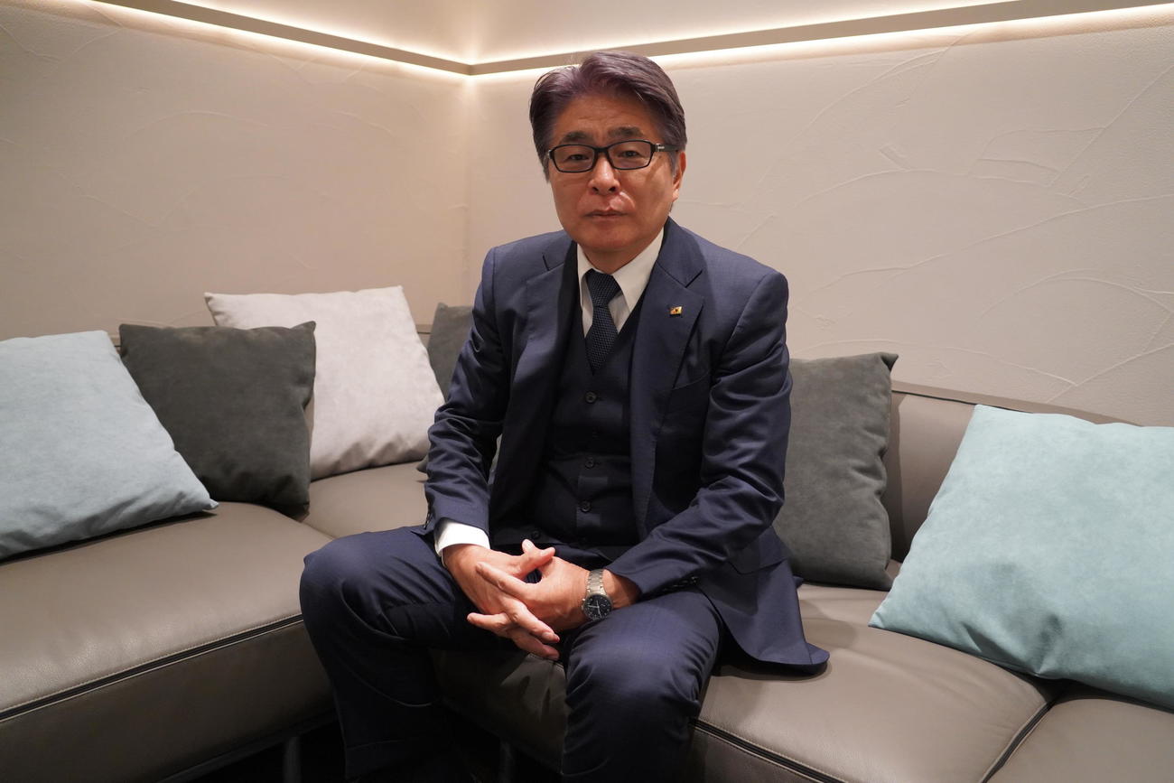 パリ五輪サッカー男子の団長を務めた日本サッカー協会の山本昌邦ナショナルチームダイレクター（撮影・佐藤成）