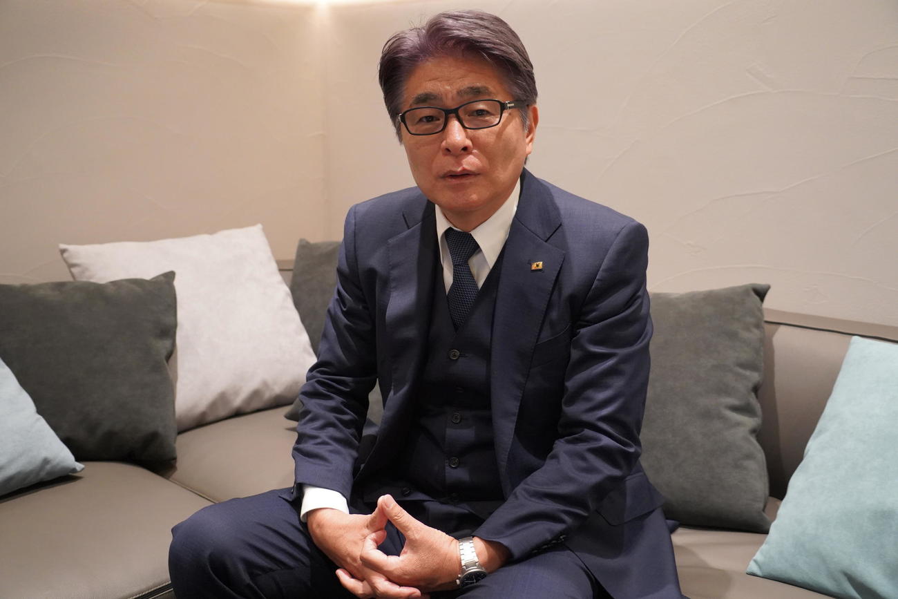 パリ五輪サッカー男子の団長を務めた日本サッカー協会の山本昌邦ナショナルチームダイレクター（撮影・佐藤成）