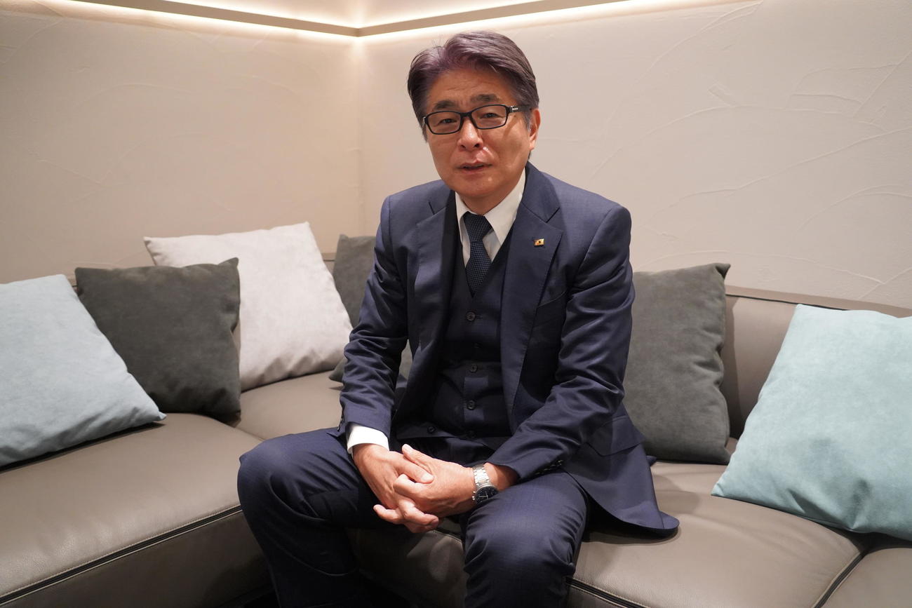 パリ五輪サッカー男子の団長を務めた日本サッカー協会の山本昌邦ナショナルチームダイレクター（撮影・佐藤成）