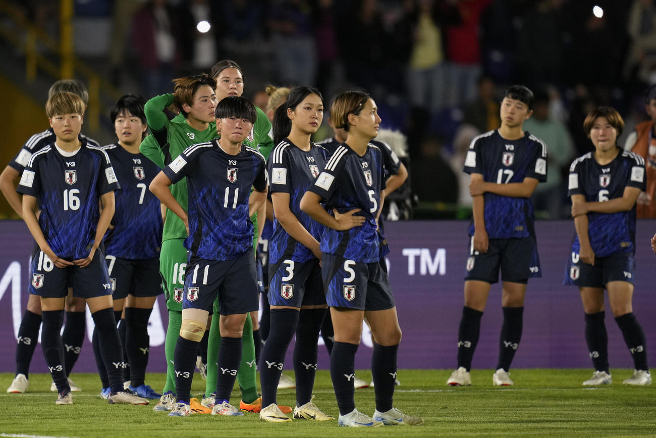 北朝鮮に敗れたU－20女子日本代表（AP）