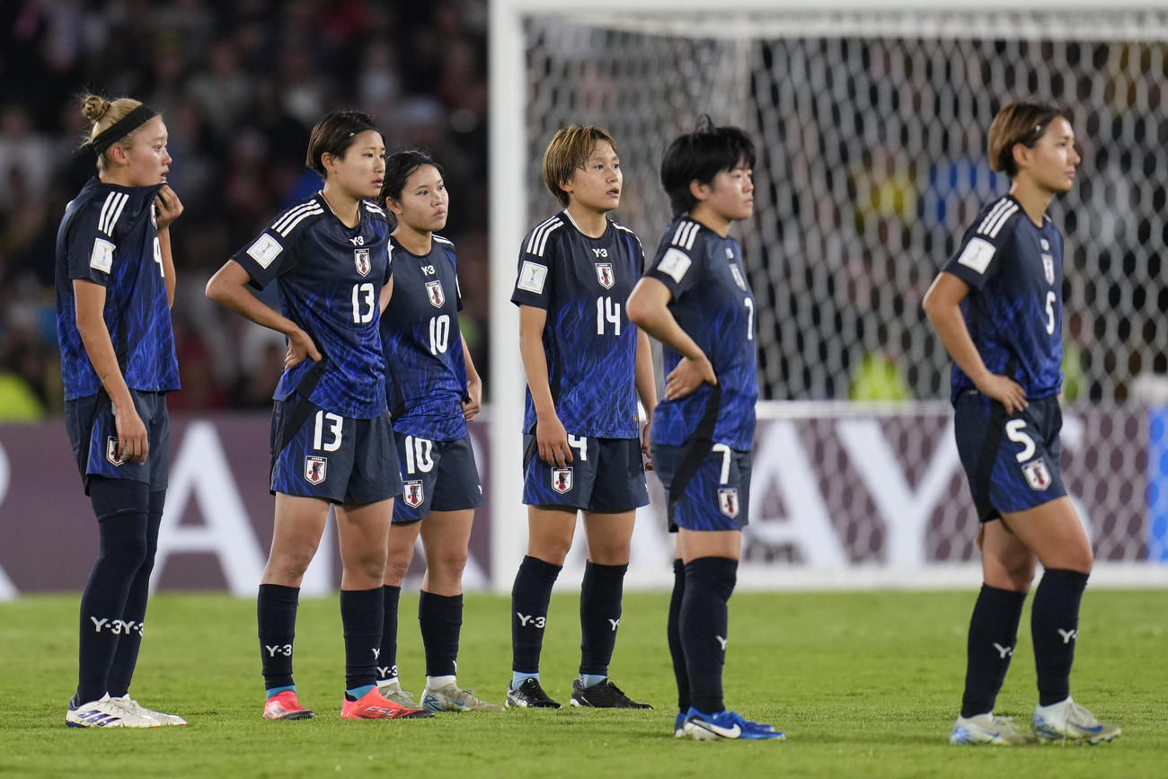 北朝鮮に敗れたU－20女子日本代表（AP）