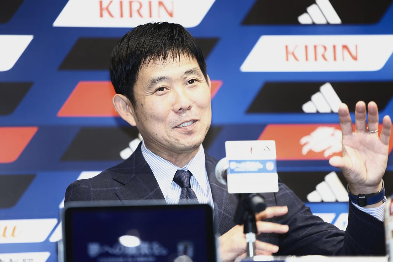 日本代表森保監督（2024年10月撮影）