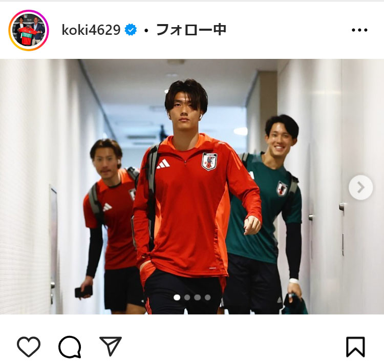 小川航基のインスタグラムから