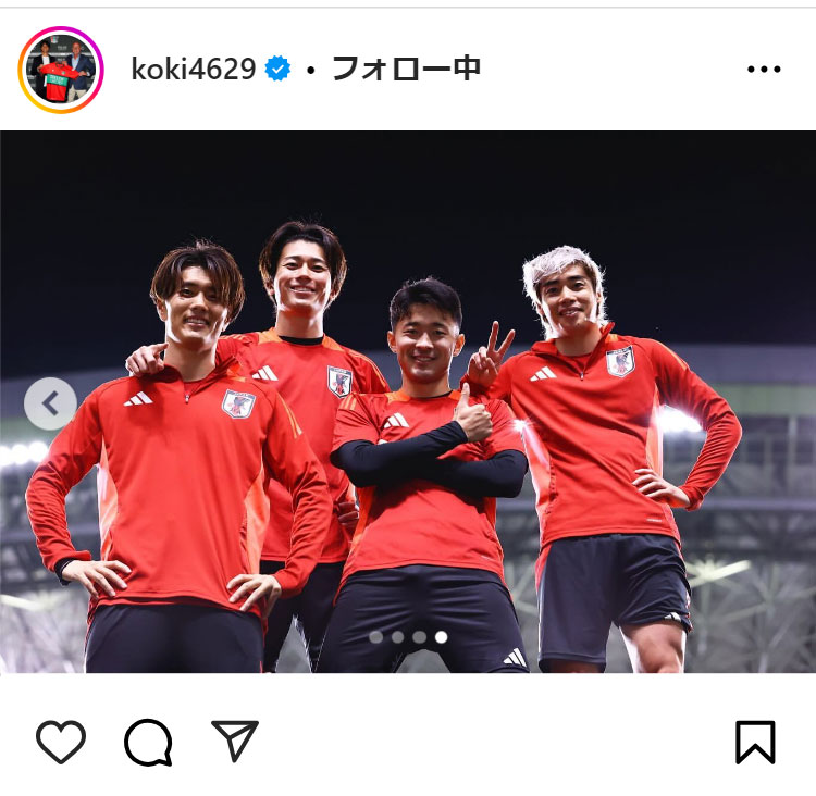 小川航基のインスタグラムから