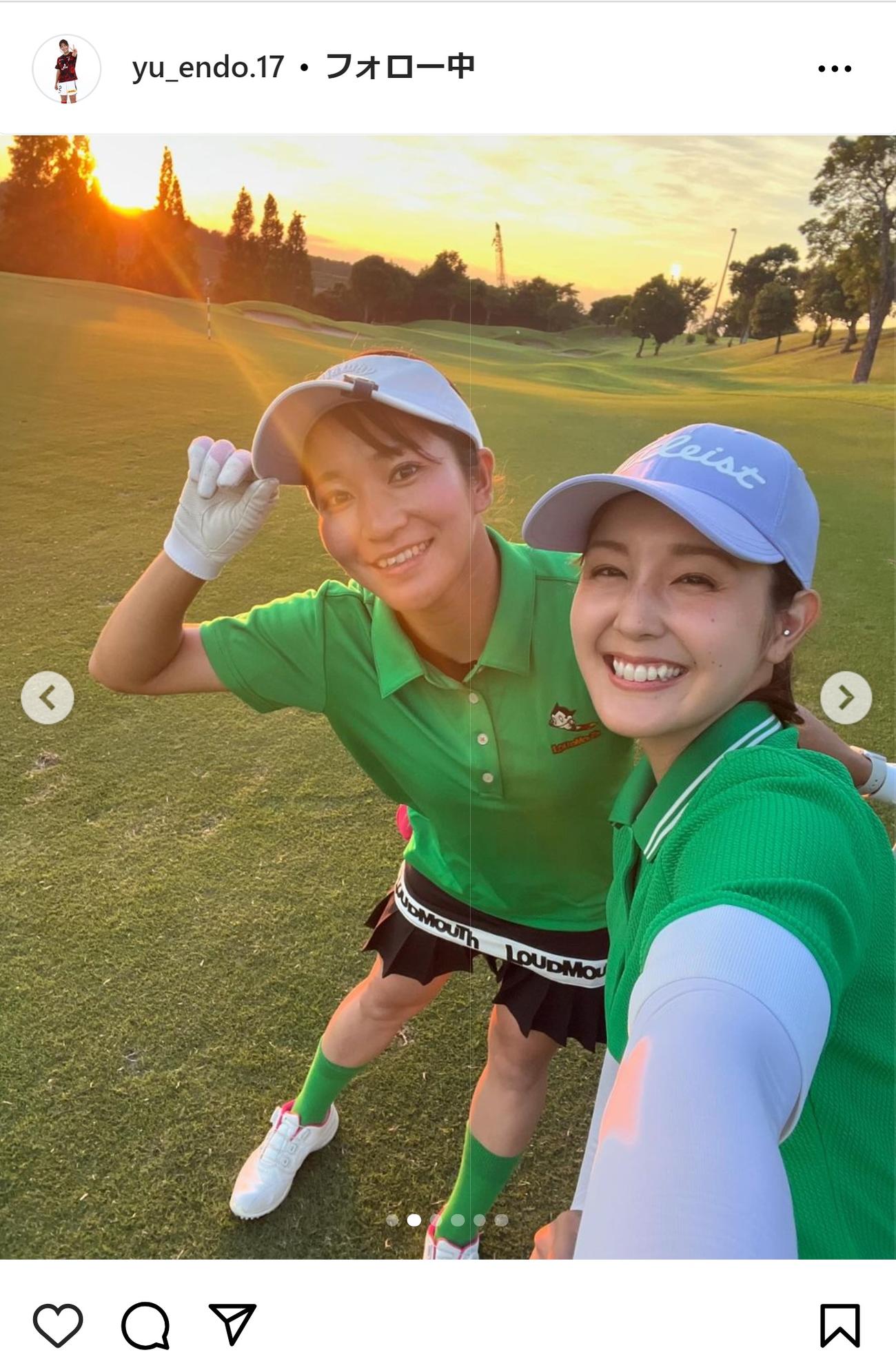 遠藤優のインスタグラムから