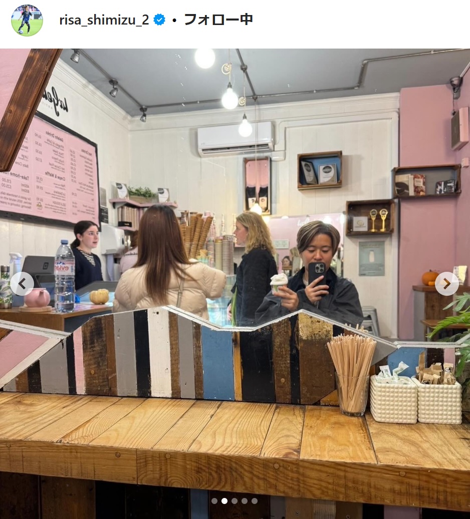 清水梨紗のインスタグラムから