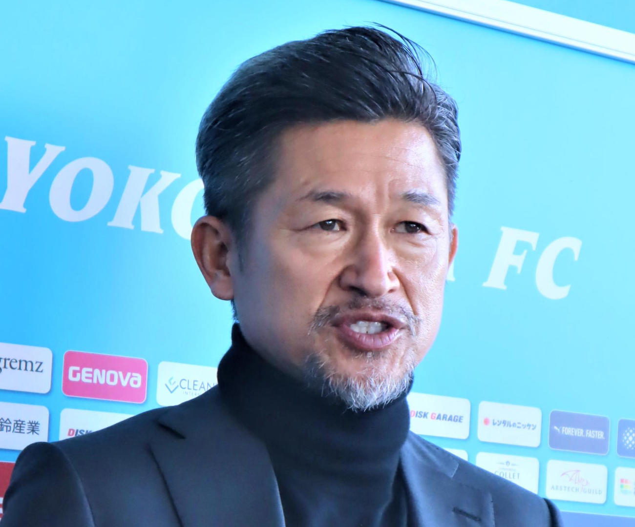 三浦知良（2025年1月11日撮影）