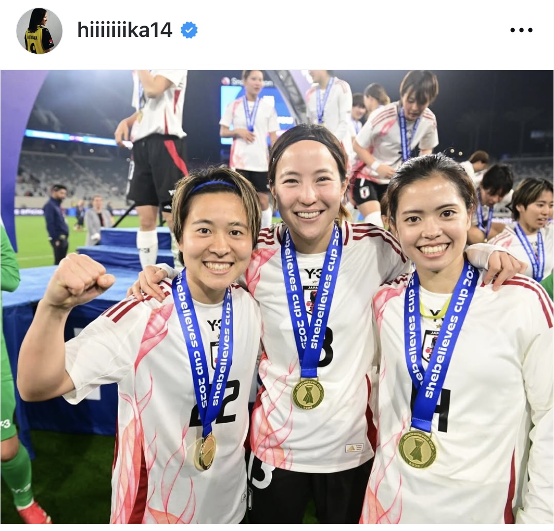 北川ひかるインスタグラムから