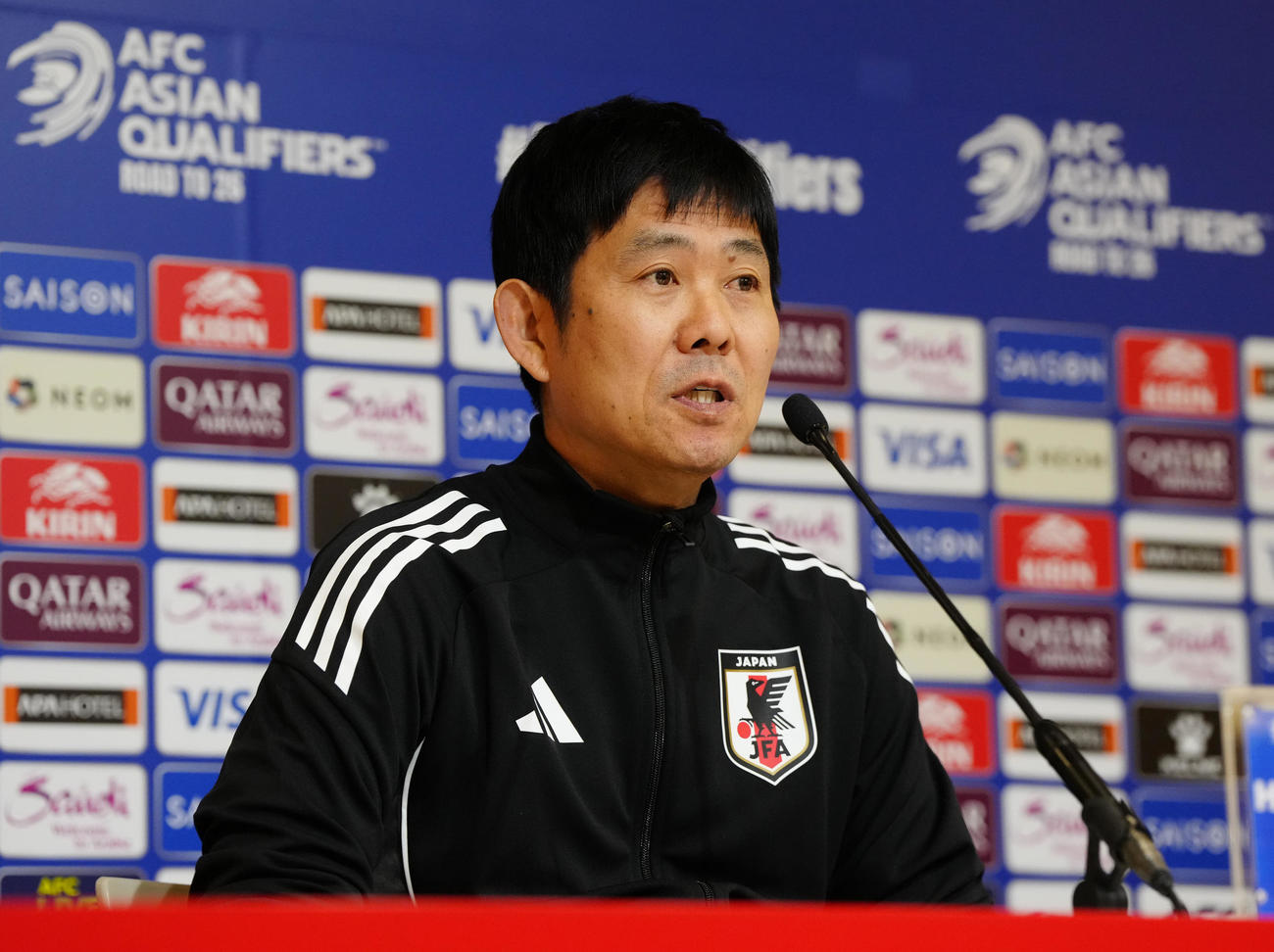 日本代表の森保監督（2025年3月19日撮影）