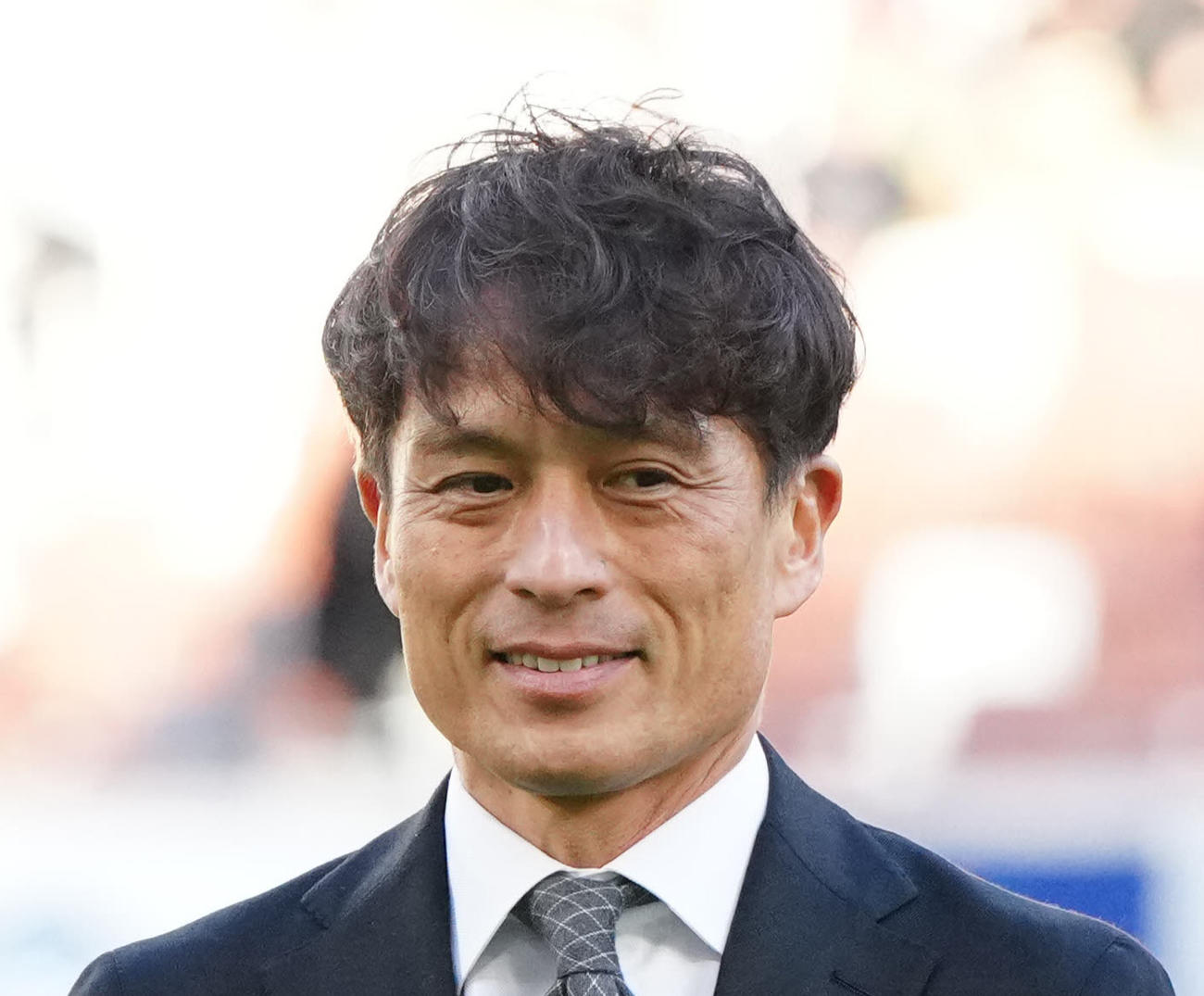 日本サッカー協会宮本恒靖会長（2025年2月8日撮影）