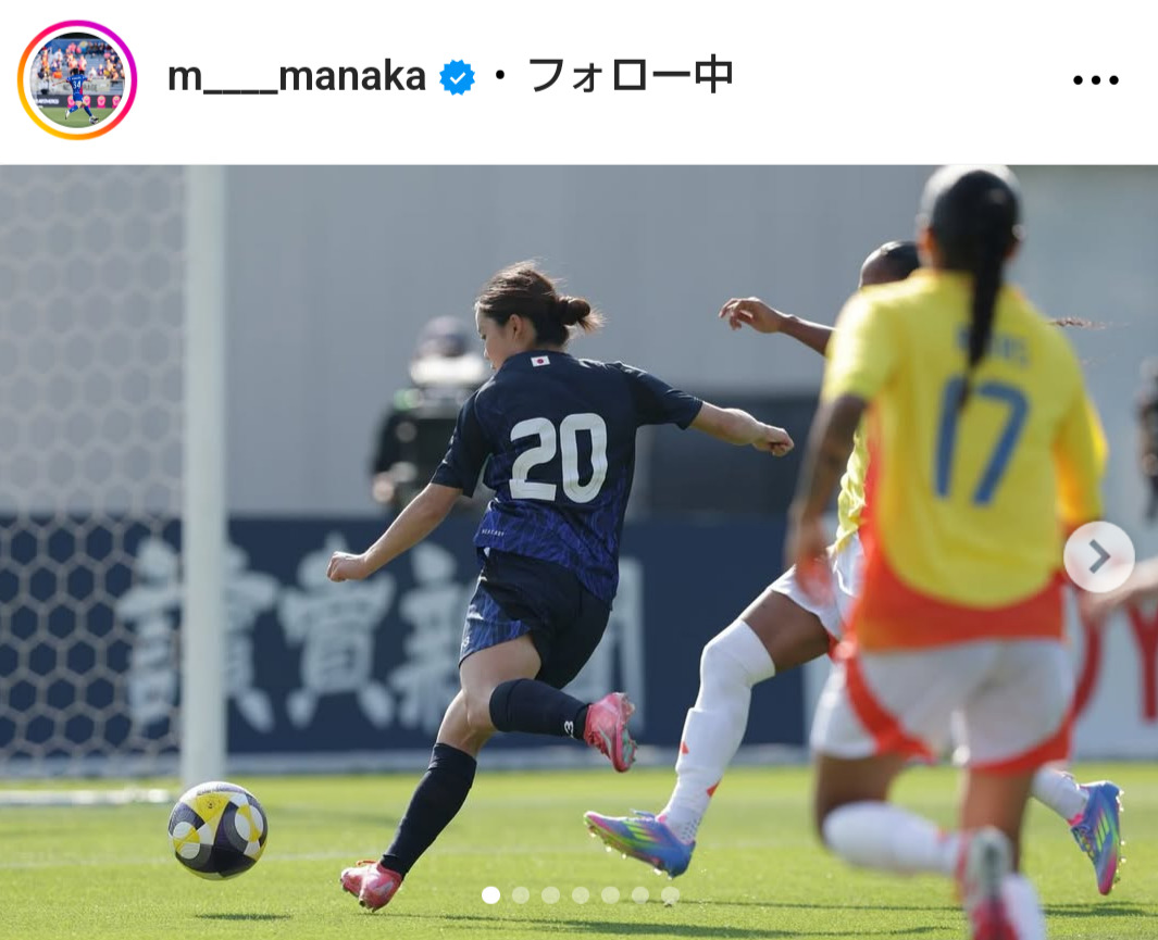 松窪真心のインスタグラムから
