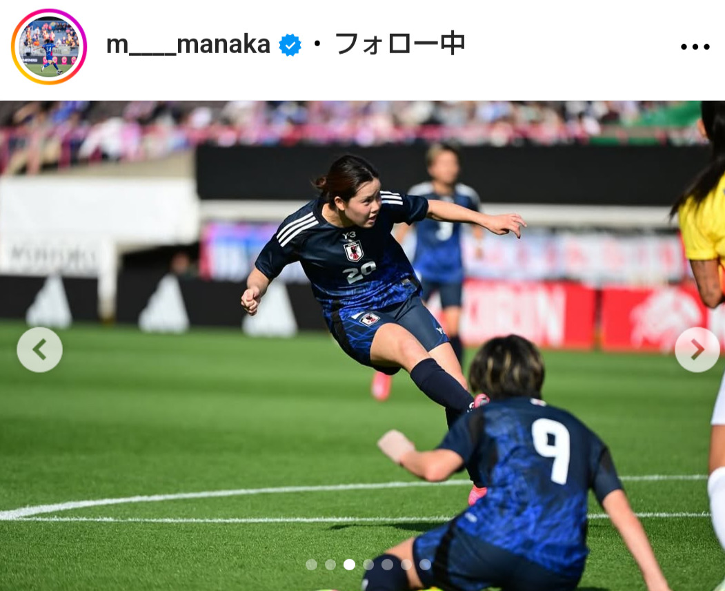 松窪真心のインスタグラムから