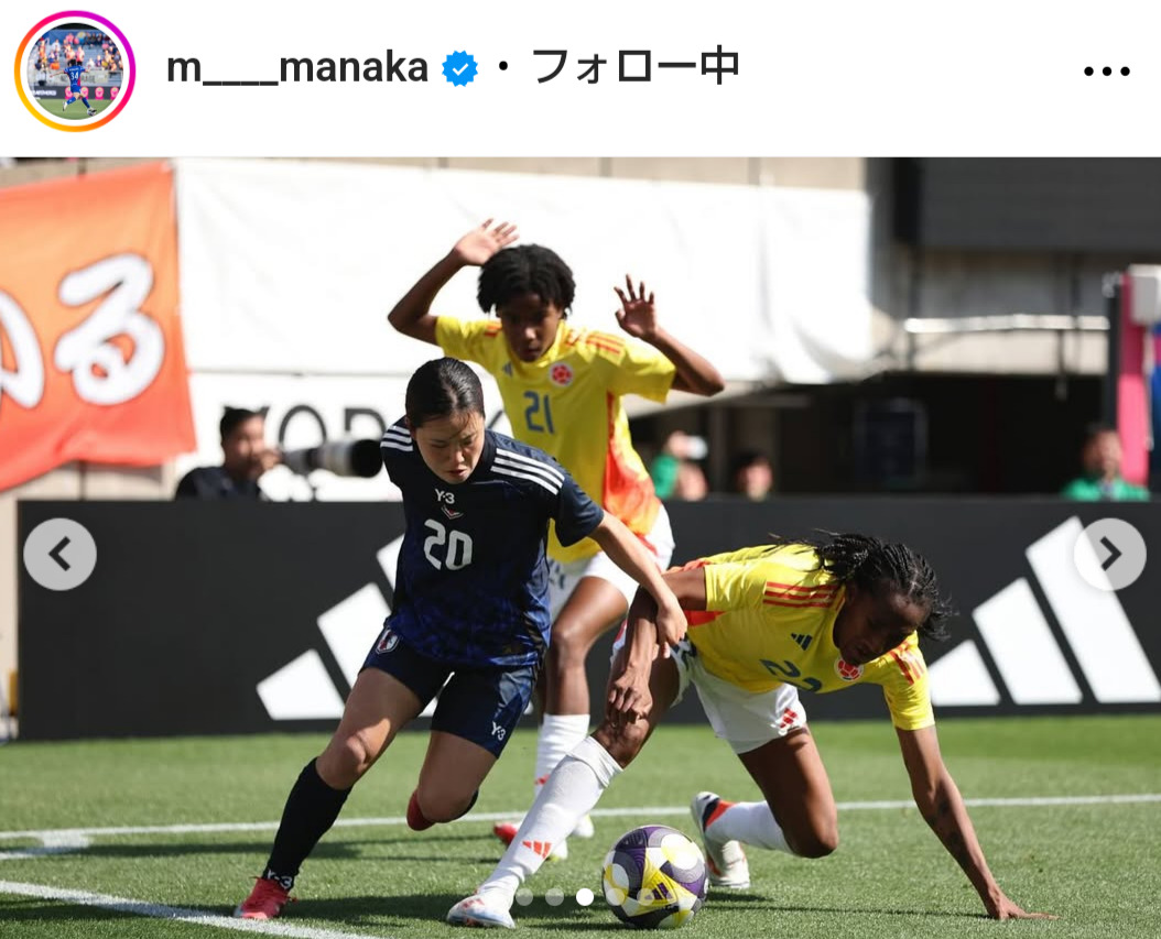 松窪真心のインスタグラムから