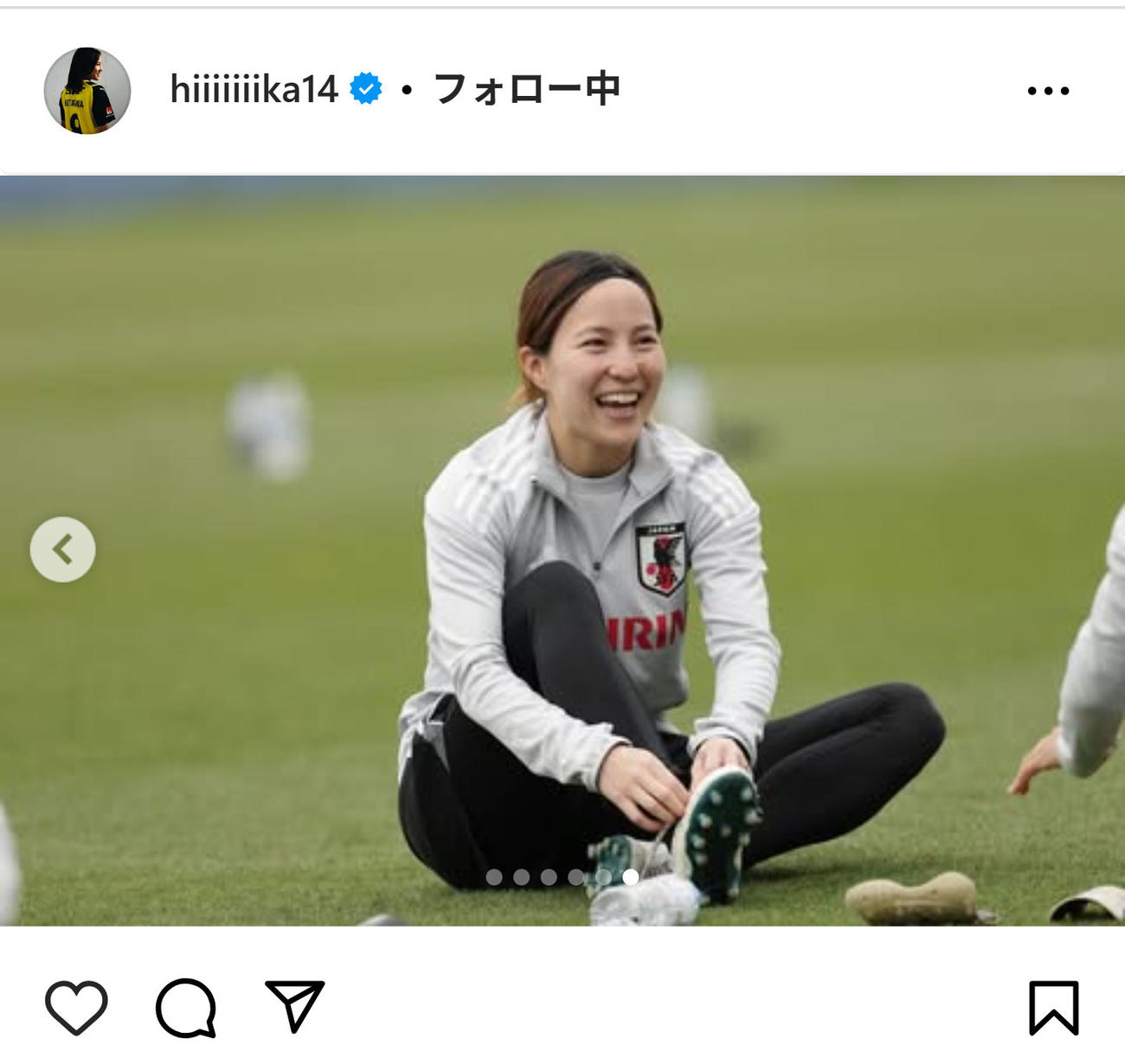 北川ひかるのインスタグラムから