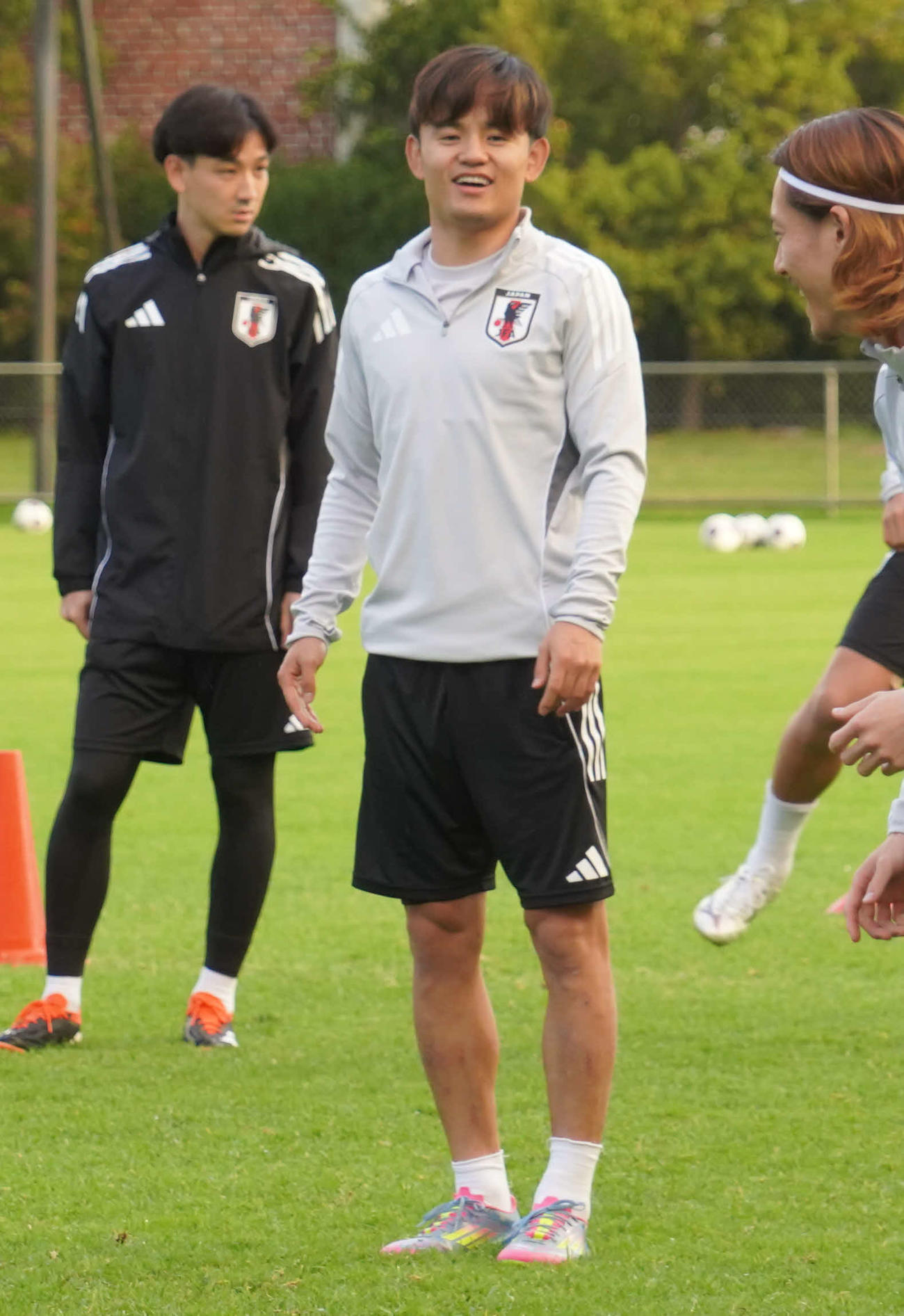 26年W杯北中米大会アジア最終予選オーストラリア代表戦に向けた練習に臨む日本代表MF久保建英（撮影・佐藤成）